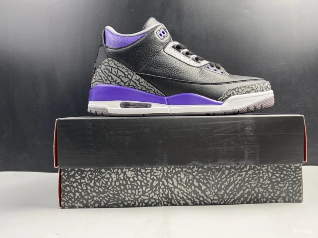 Rep TBK Air Retro Court Purple 050 CT8532 Jordan 3 Black 0707